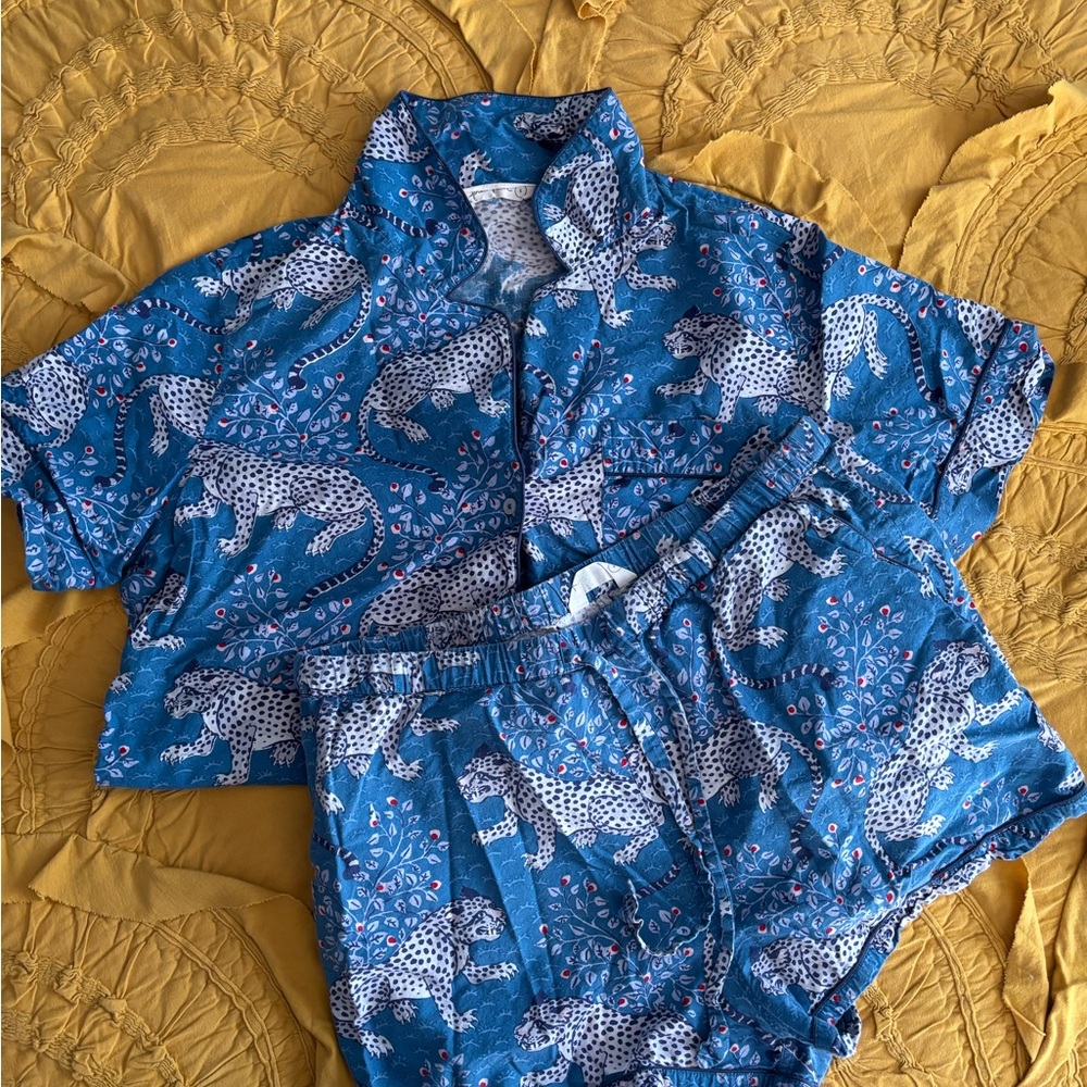 Short PJ Set Bagheera Blue